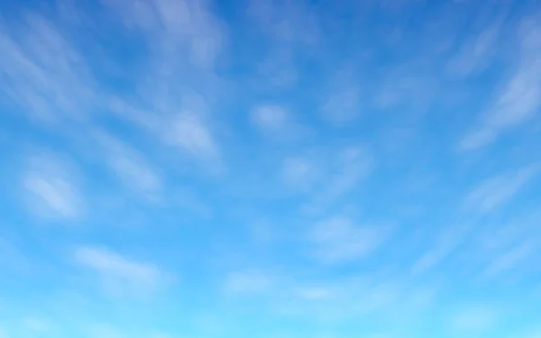 Blauwe hemel achtergrond met witte wolken. Cumulus witte wolken in de heldere blauwe hemel in de ochtend. 3D-illustratie — Stockfoto
