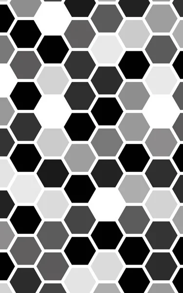 White honeycomb with a gradient color. Isometric geometry. 3D illustration — Stock Photo, Image