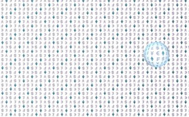 Ethereum kristal ve para beyaz bir arka plan üzerinde. Dijital kripto sembolü. Döviz dalga etkisi, piyasa dalgalanmaları. İş konsepti. 3d illüstrasyon