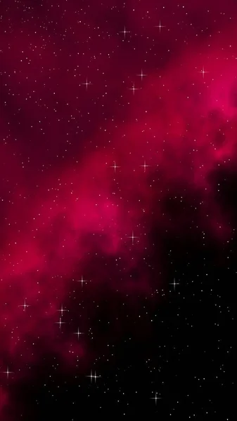 Fundal spațial colorat și frumos. Spaţiu exterior. Textura spaţiului cosmic înstelat. Șabloane, fundal roșu Design de site-uri web, dispozitive mobile și aplicații. Ilustrație 3D — Fotografie, imagine de stoc