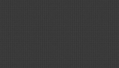 Siyah arka planda beyaz bal peteği. Kusursuz bir doku. İzometrik geometri. 3B illüstrasyon