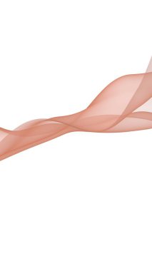 Soyut ışık kırmızı dalga. Beyaz arka plan üzerinde parlak ışık kırmızı şerit. Soyut kırmızı duman. Açık kırmızı atkı. Raster hava arka planı. 3d illüstrasyon