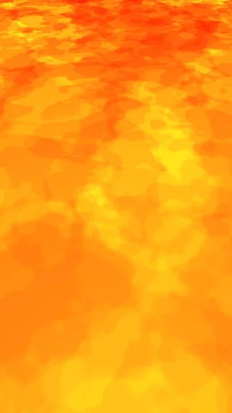 Abstract Fire Background with Flames. Wall of Fire. Glare on the water. 3D illustration