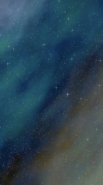 Färgglada och vackra utrymme bakgrund. Yttre rymden. Starry yttre rymden struktur. 3D-illustration — Stockfoto