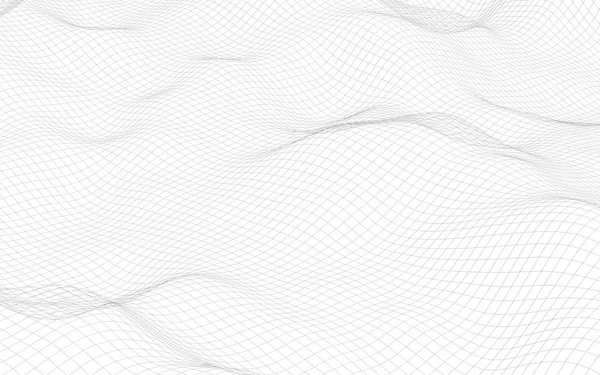 Αφηρημένο τοπίο σε λευκό φόντο. Δίκτυο κυβερνοχώρου. δίκτυο Hi-Tech. απεικόνιση τεχνολογίας 3D. εικονογράφηση 3D — Φωτογραφία Αρχείου
