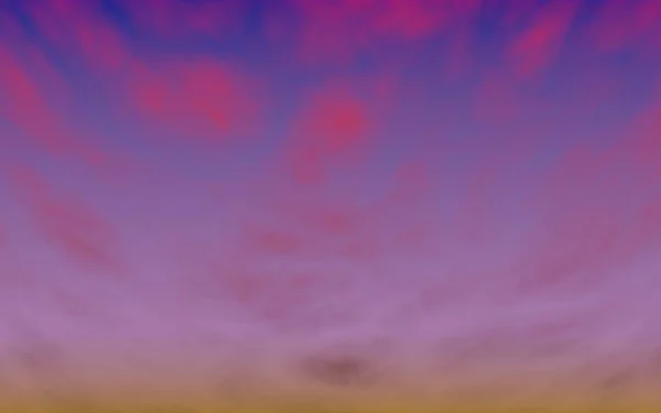 Πυκνό ροζ σύννεφα στον μωβ ουρανό το ηλιοβασίλεμα. Αφηρημένη ομάδα σύννεφων το βράδυ. εικονογράφηση 3D — Φωτογραφία Αρχείου