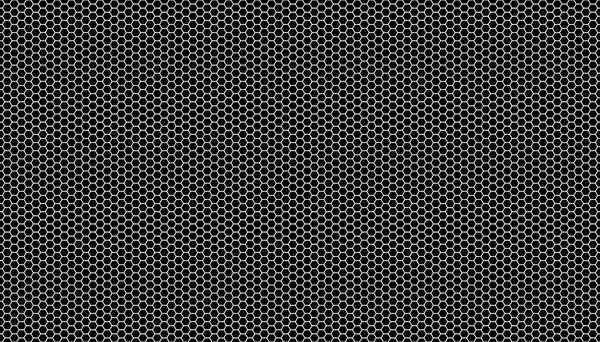 Favo bianco su fondo nero. Struttura senza cuciture. Geometria isometrica. Illustrazione 3D — Foto Stock