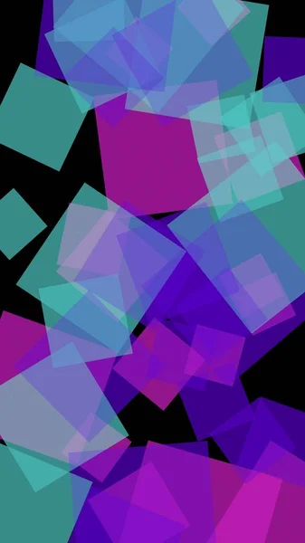 Multicolored translucent hexagons on dark background. Vertical image orientation. 3D illustration — Stock Photo, Image