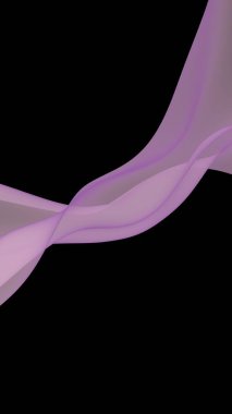 Soyut ışık kırmızı dalga. Koyu arka plan üzerinde parlak açık kırmızı şerit. Soyut kırmızı duman. Açık kırmızı atkı. Raster hava arka planı. 3d illüstrasyon