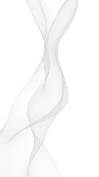 Fehér elvont háttér. Rebegő fehér sál. Hullámzó szél fehér fubric. 3D illusztráció — Stock Fotó