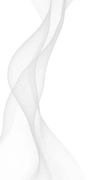 Fehér elvont háttér. Rebegő fehér sál. Hullámzó szél fehér fubric. 3D illusztráció — Stock Fotó