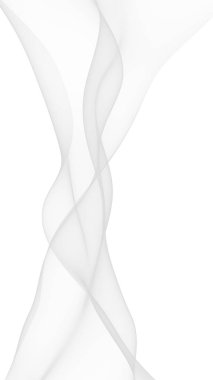 Beyaz soyut arka plan. Dalgalanan beyaz eşarp. Rüzgâr gibi esiyor. 3B illüstrasyon