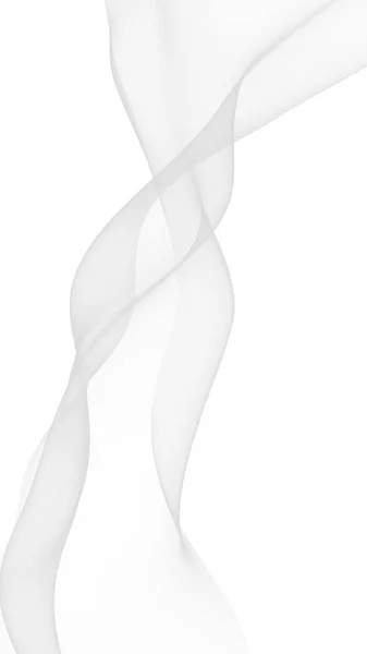 Białe abstrakcyjne tło. Machający białym szalikiem. Machanie na wietrze białym fubrykiem. 3D ilustracja — Zdjęcie stockowe
