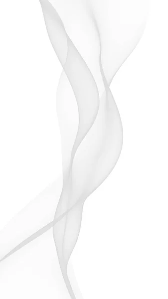 Fond abstrait blanc. Écharpe blanche flottante. Agitant sur le vent fubric blanc. Illustration 3D — Photo