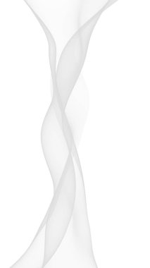 Beyaz soyut arka plan. Dalgalanan beyaz eşarp. Rüzgâr gibi esiyor. 3B illüstrasyon