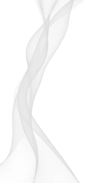 Witte abstracte achtergrond. Knipperende witte sjaal. Wuivend op winderig wit vet. 3D illustratie — Stockfoto