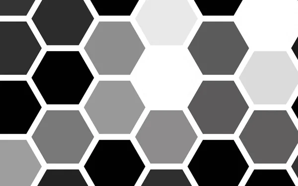 Vit Honeycomb med en gradient färg. Isometrisk geometri. 3D-illustration — Stockfoto