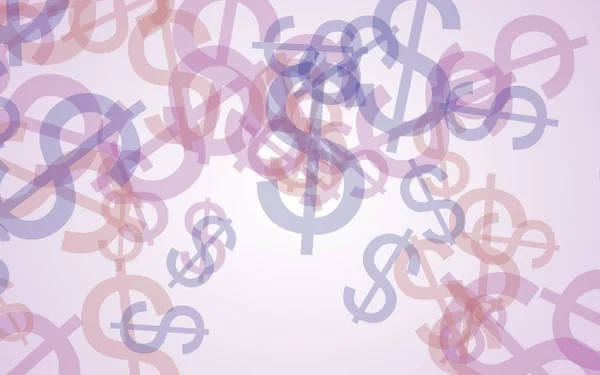 Gris signes translucides dollar sur fond blanc. Des tons rouges. Illustration 3D — Photo