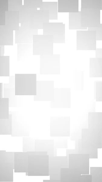 Fondo abstracto blanco. Fondo brumoso con cuadrados grises. Ilustración 3D —  Fotos de Stock