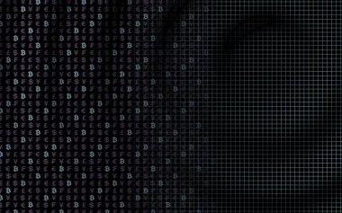 Bitcoin geçmişi. Şifreli para birimi 3 boyutlu illüstrasyon. Dijital para birimi sembolü. İş konsepti. Madencilik, geliştirme, kripto ticareti