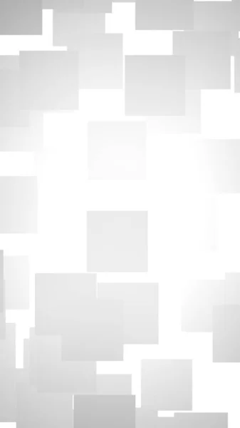 Sfondo astratto bianco. Sfondo nebbioso con quadrati grigi. Illustrazione 3D — Foto Stock