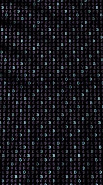 Bitcoin geçmişi. Şifreli para birimi 3 boyutlu illüstrasyon. Dijital para birimi sembolü. İş konsepti. Madencilik, geliştirme, kripto ticareti
