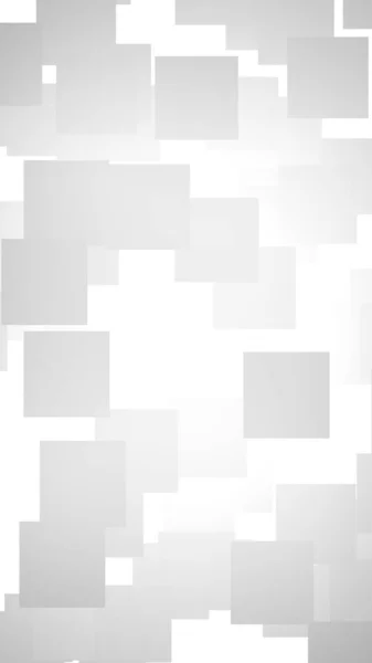 Fondo abstracto blanco. Fondo brumoso con cuadrados grises. Ilustración 3D —  Fotos de Stock