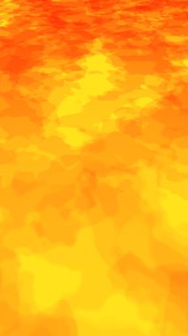 Alevler ile Soyut Yangın Arka Plan. Ateş Duvarı. Suda parıldama. 3d illüstrasyon