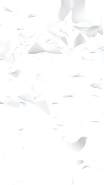 Летающие Листы Бумаги Изолированы Белом Фоне Абстрактные Деньги Летят Воздухе — стоковое фото