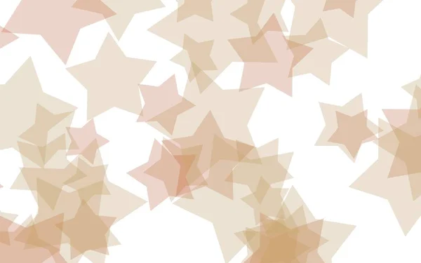 Πολύχρωμα Ημιδιαφανές Αστέρια Λευκό Φόντο Κίτρινοι Τόνοι Εικονογράφηση — Φωτογραφία Αρχείου