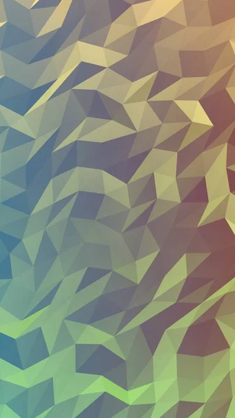 Абстрактный Треугольник Геометрического Зеленого Оранжевого Цвета Геометрический Стиль Оригами Градиентом — стоковое фото