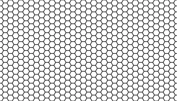 Fekete Méhsejt Fehér Háttérrel Zökkenőmentes Textúra Izometrikus Geometria Illusztráció — Stock Fotó