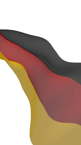 Flag Germany Wide Format Illustration State Symbol Federal Republic Germany — Stock Photo, Image