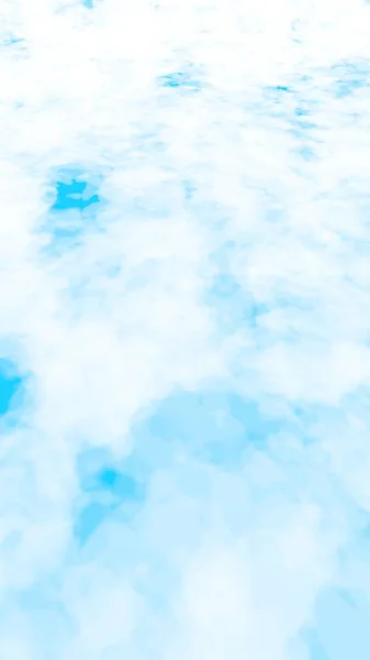 朝の明るい空 白い雲と青い空の背景 澄んだ青空に白い雲が立ち込む 3Dイラスト — ストック写真