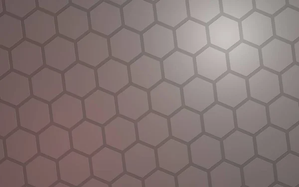 Honeycomb Med Färg Belysning Grå Bakgrund Perspektivvy Polygon Ser Som — Stockfoto