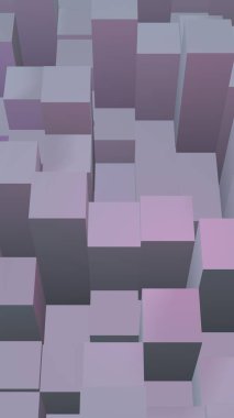 Soyut pembe gri zarif küp geometrik arka plan. Kaotik olarak gelişmiş dikdörtgen çubuklar. 3d Rendering, 3d illüstrasyon