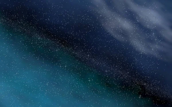 Bunte Und Schöne Raumhintergrund Der Weltraum Sternenhimmel Weltall Illustration — Stockfoto