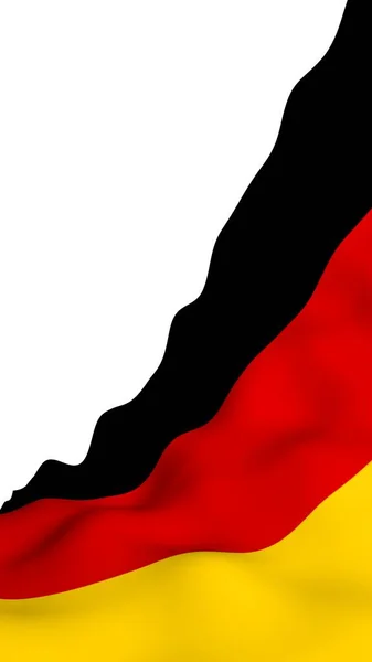 Bandera Alemania Ilustración Gran Formato Símbolo Estatal República Federal Alemania — Foto de Stock