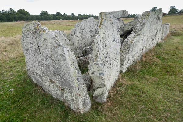 Pozůstatky Starověkých Pohřebišť Starší Pak Stonehenge Anglii — Stock fotografie