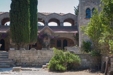 Manastır Filerimos, Rodos, Yunanistan. Europe.