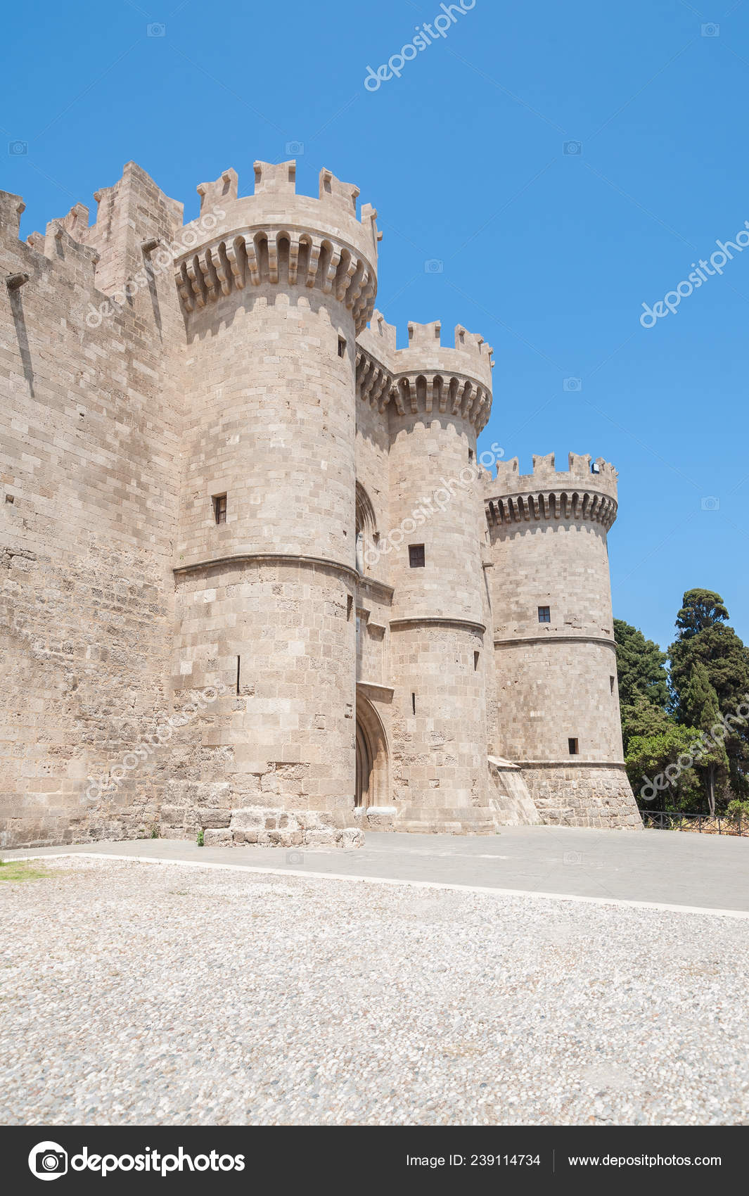 Palace of Grand Masters in Rhodes Island, Old Town