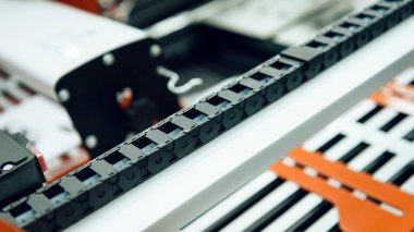 Yakın çekim. Ağaç işleme makinesi güç araçları mağaza.