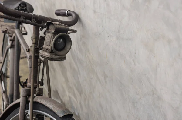 Bike Bicycle Vintage Style Concrete Wall — Stock Photo, Image