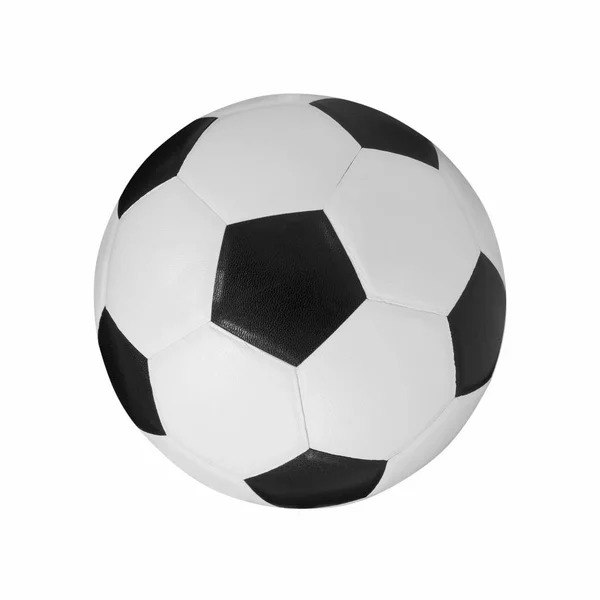 Ballon Football Ballon Football Isolé Sur Fond Blanc Avec Chemin — Photo