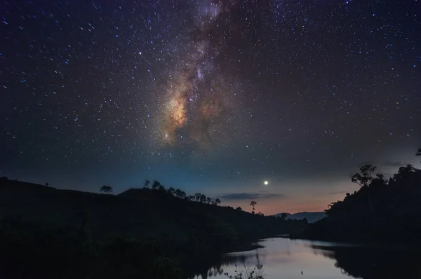 Detail Milky Way Long Speed Exposture — Stock Photo, Image