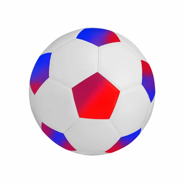 Ball Football Soccer Ball Isolated Football Championship Ball France Flag — Stock Photo, Image