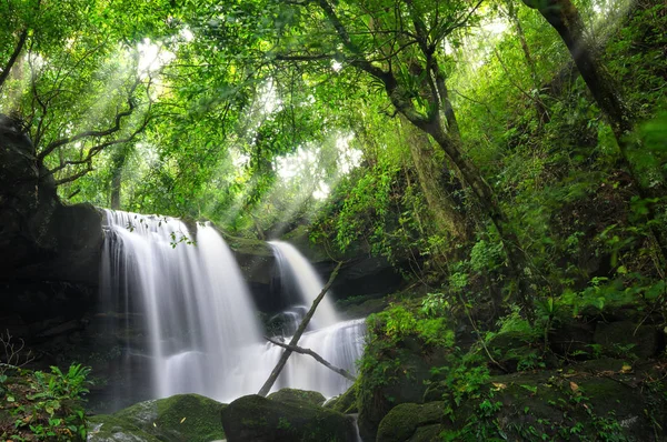 Waterfall Autumn Color Change Beautiful Nature — Stock Photo, Image