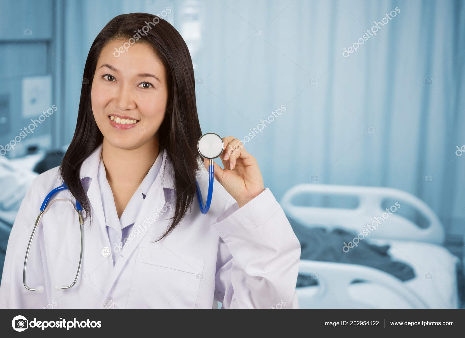 Asian Doctors Hearing Aids Room Patient Stock Photo by ©nirutdps 202954122