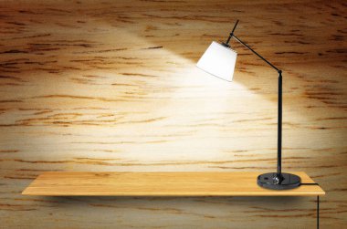 Kitaplık lamba - ürün görüntü için duvar üzerinde.