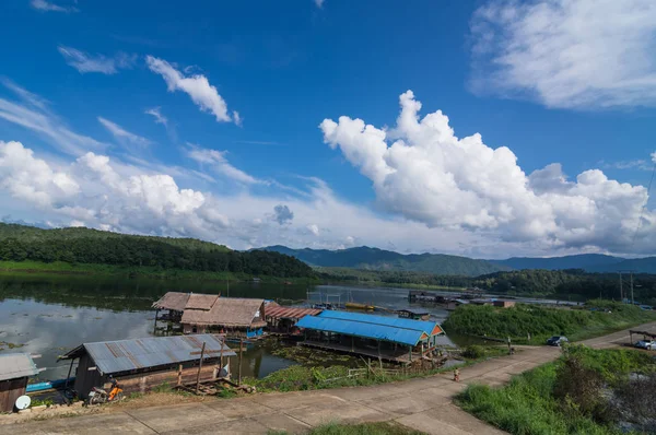 Nan Thailand October Fishing Village Queen Sirikit Dam October 2016 — Stock Photo, Image